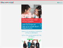 Tablet Screenshot of onceuponachildcoquitlam.com